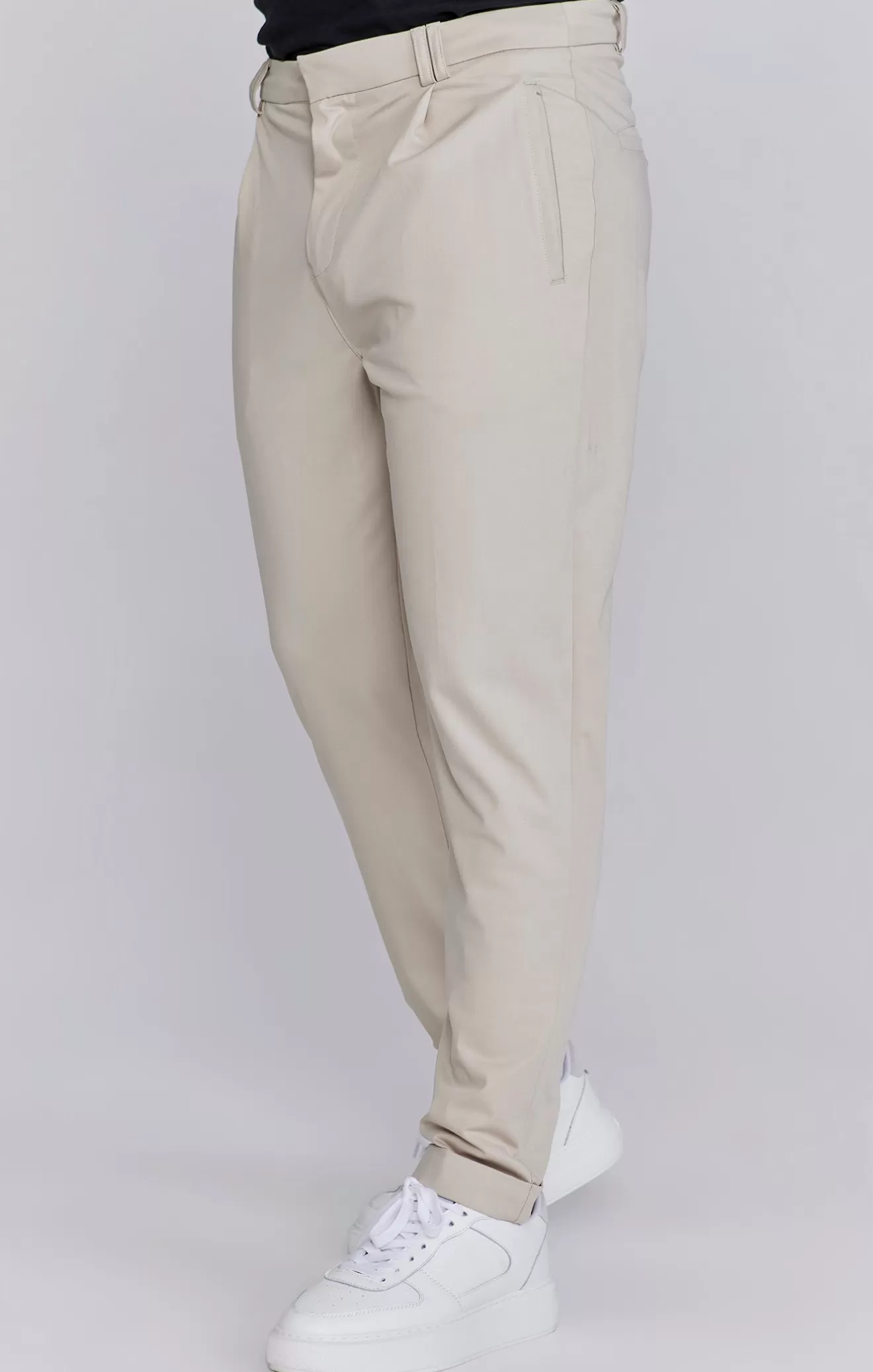 SikSilk Trousers^Beige Smart Chinos