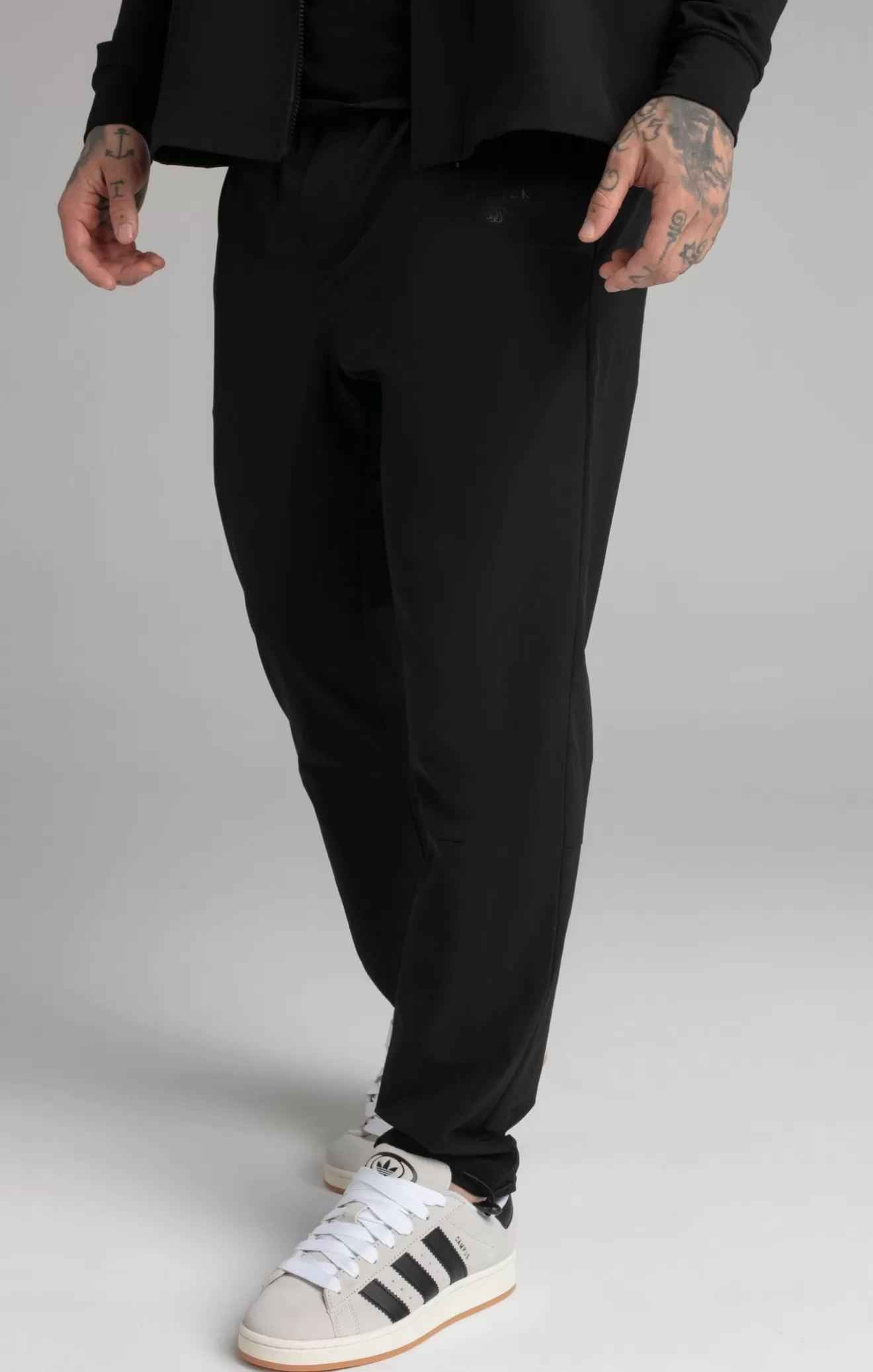 SikSilk Trousers^Black Pants