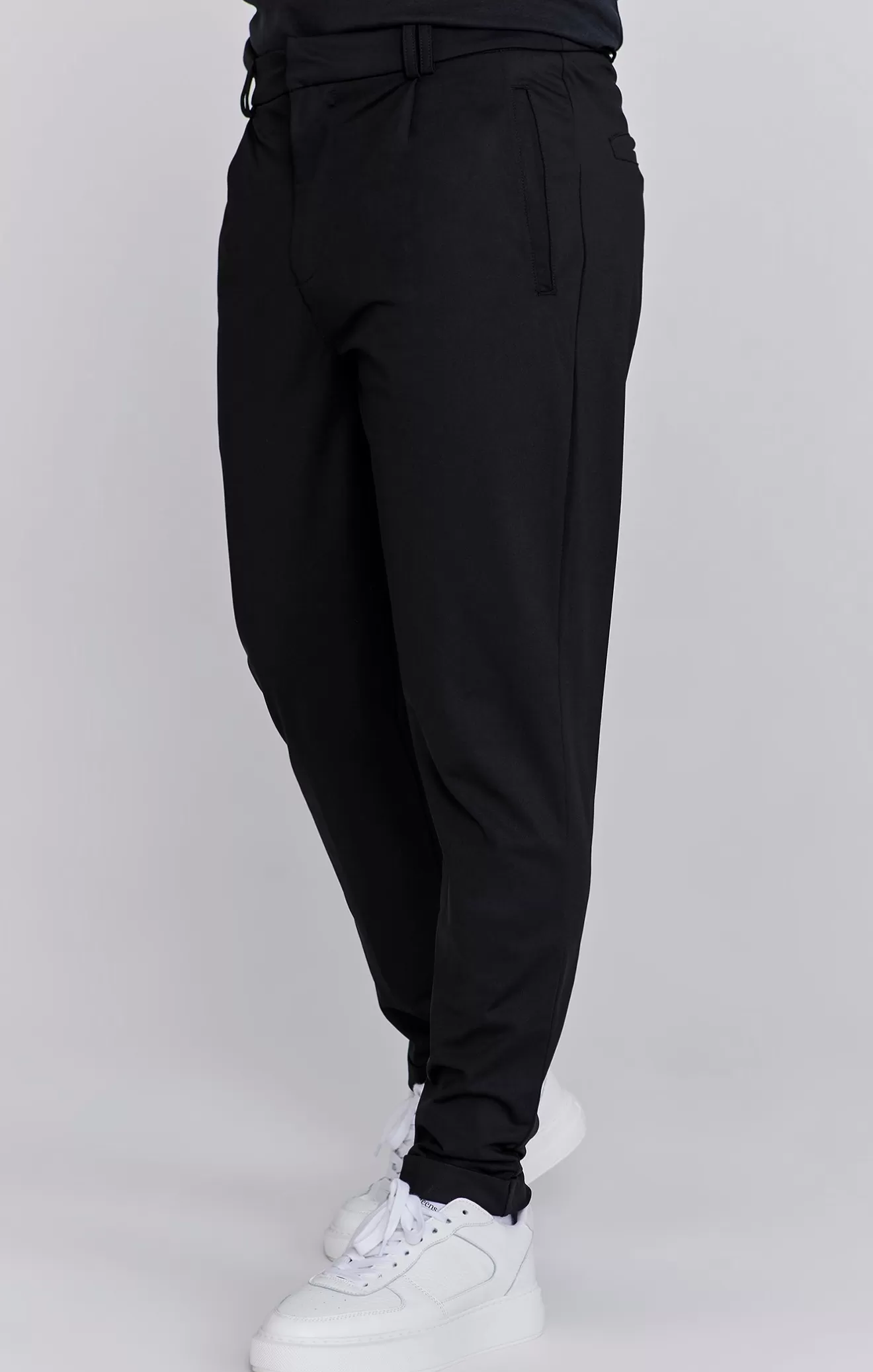 SikSilk Trousers^Black Smart Chinos