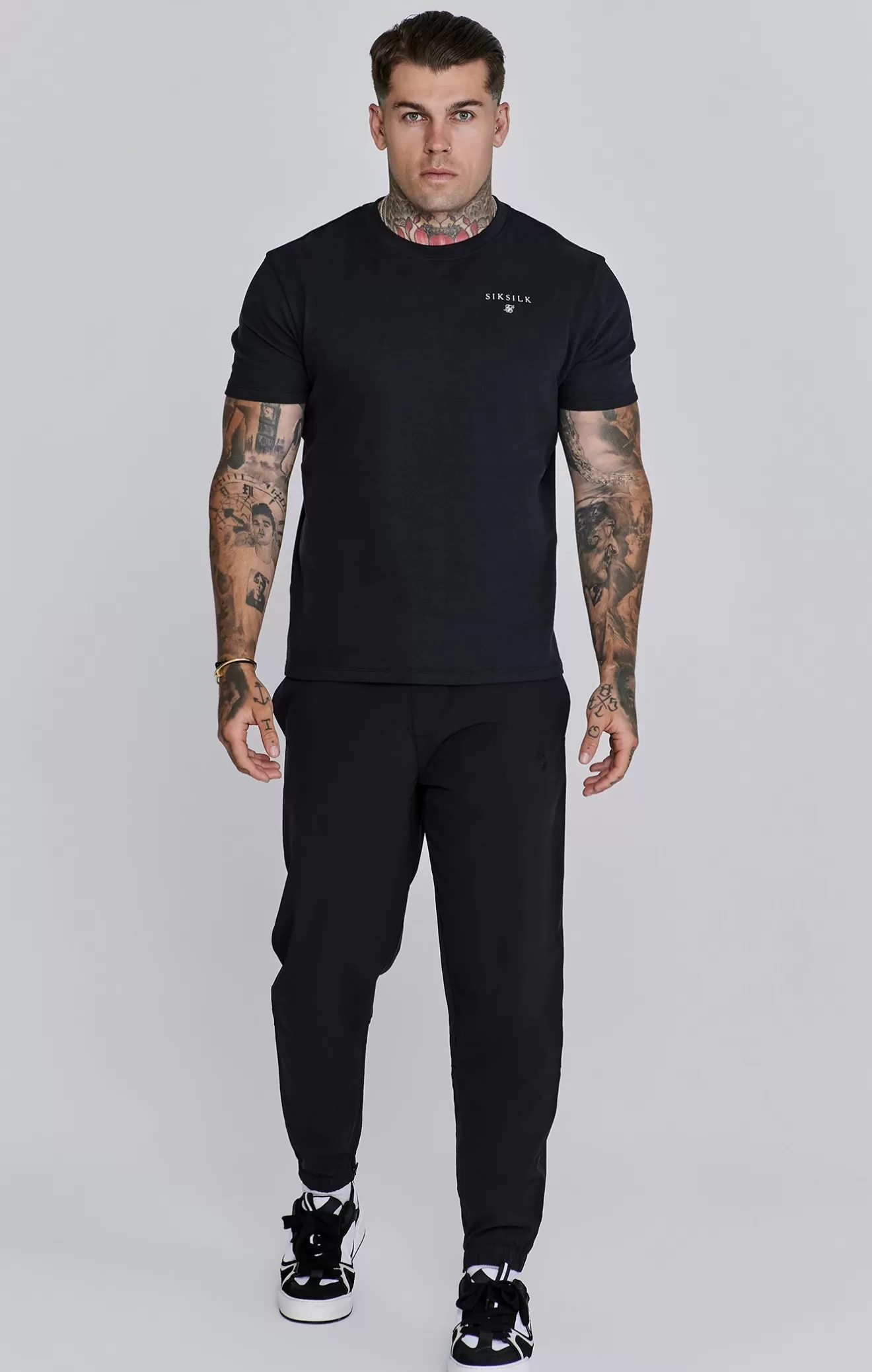 SikSilk Trousers^Black Smart Pant