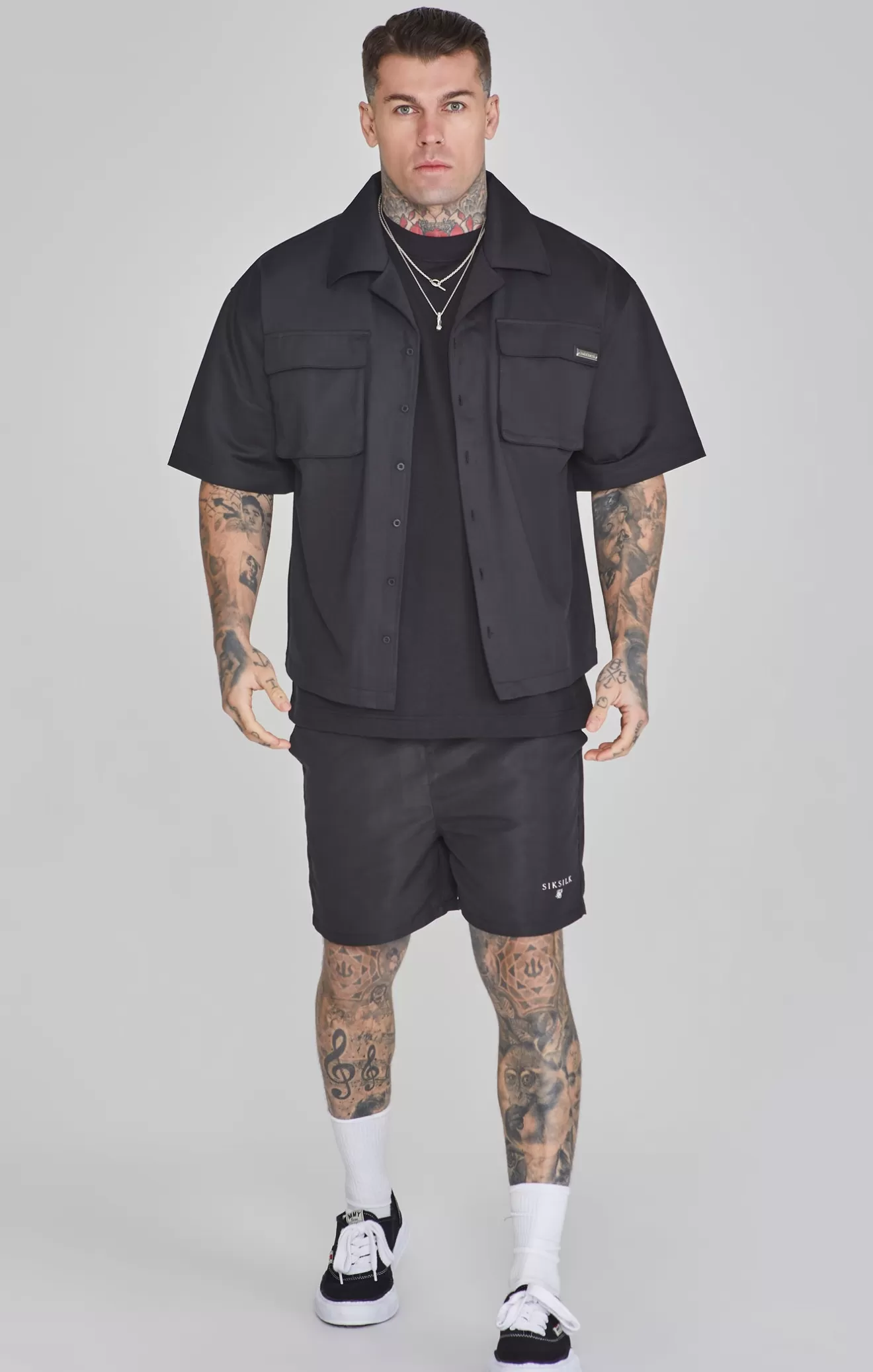 SikSilk Swimwear^Black Swim Shorts