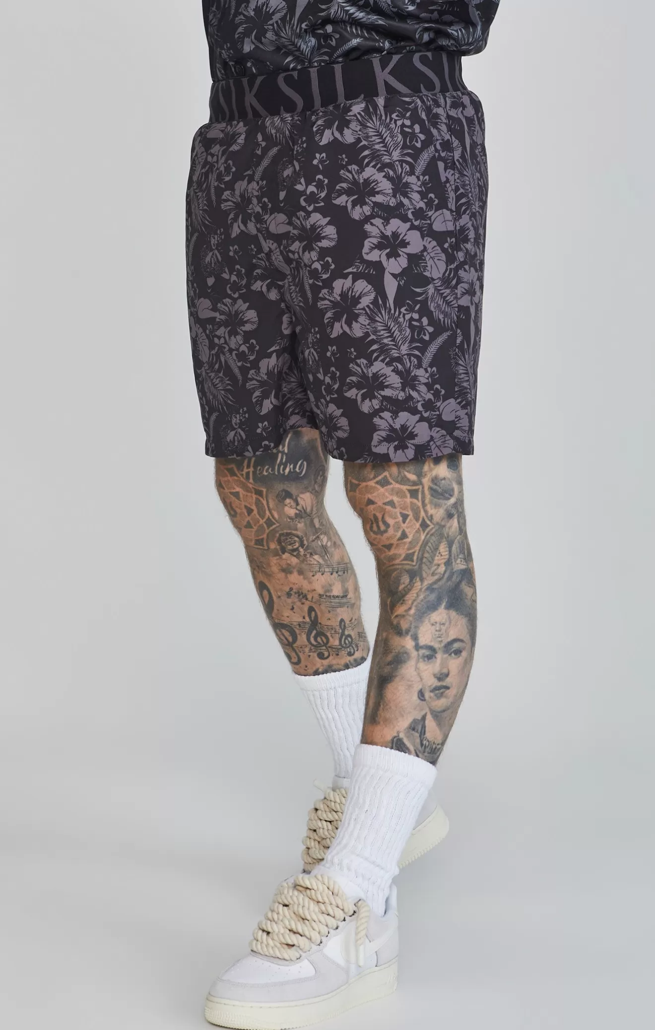 SikSilk Shorts^Black Swim Shorts