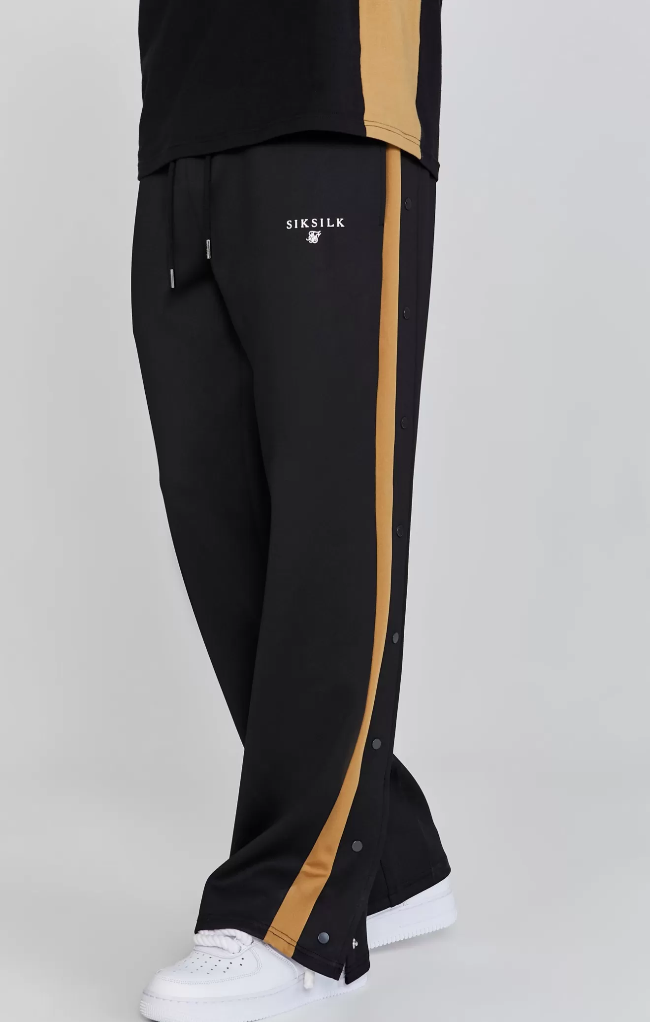 SikSilk Trousers^Black Track Pants