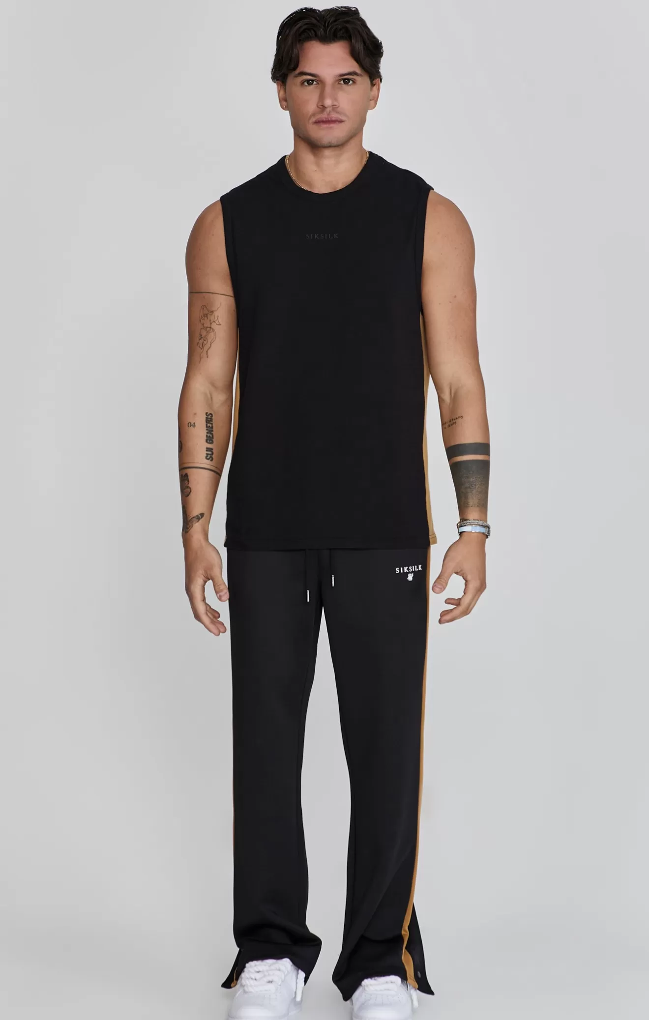 SikSilk Trousers^Black Track Pants