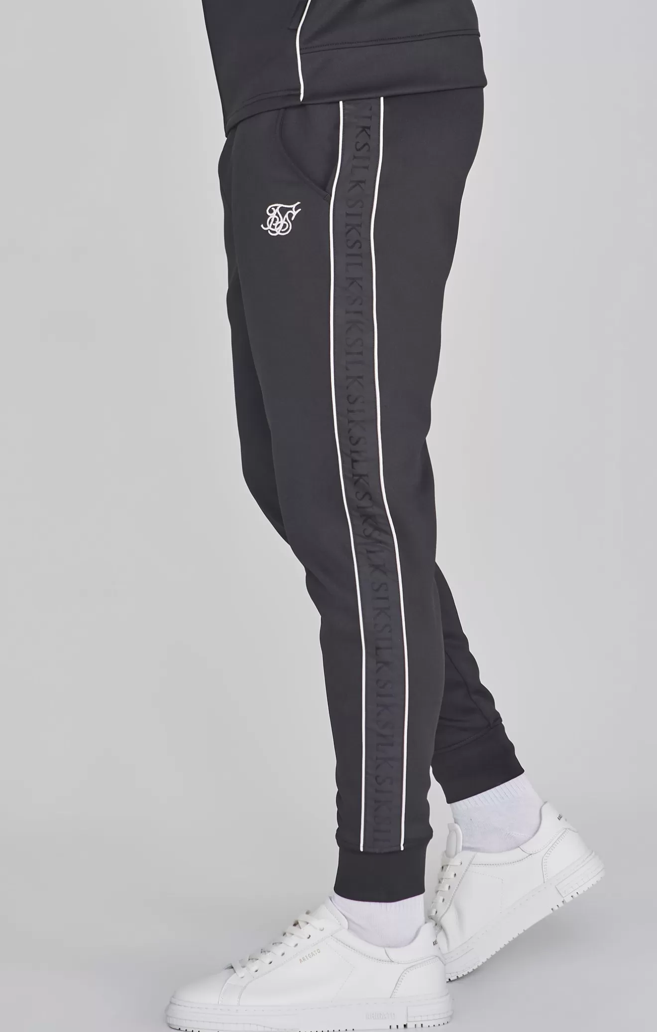 SikSilk Twin Sets^Black Tracksuit