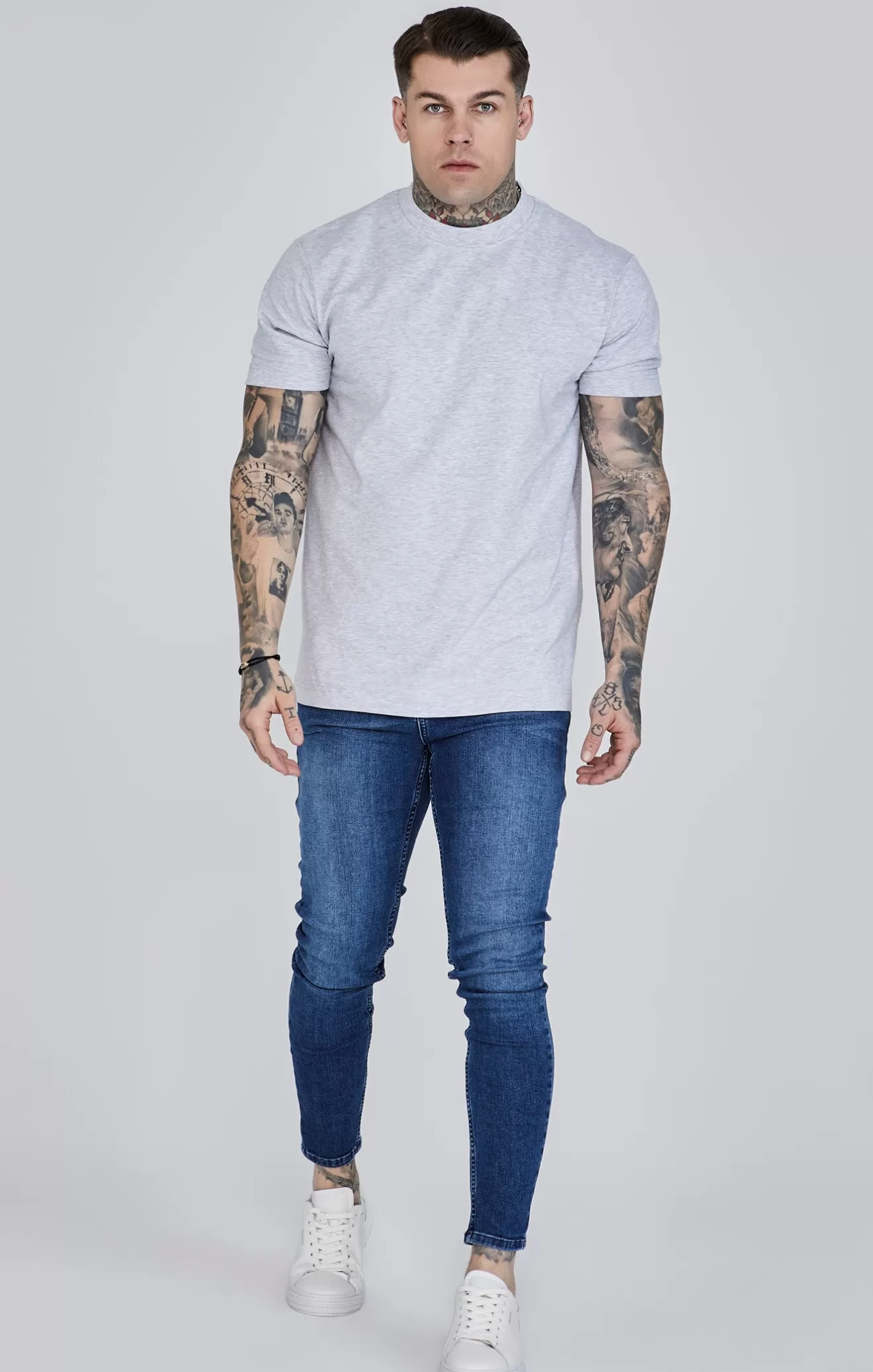 SikSilk Jeans^Blue Skinny Jeans