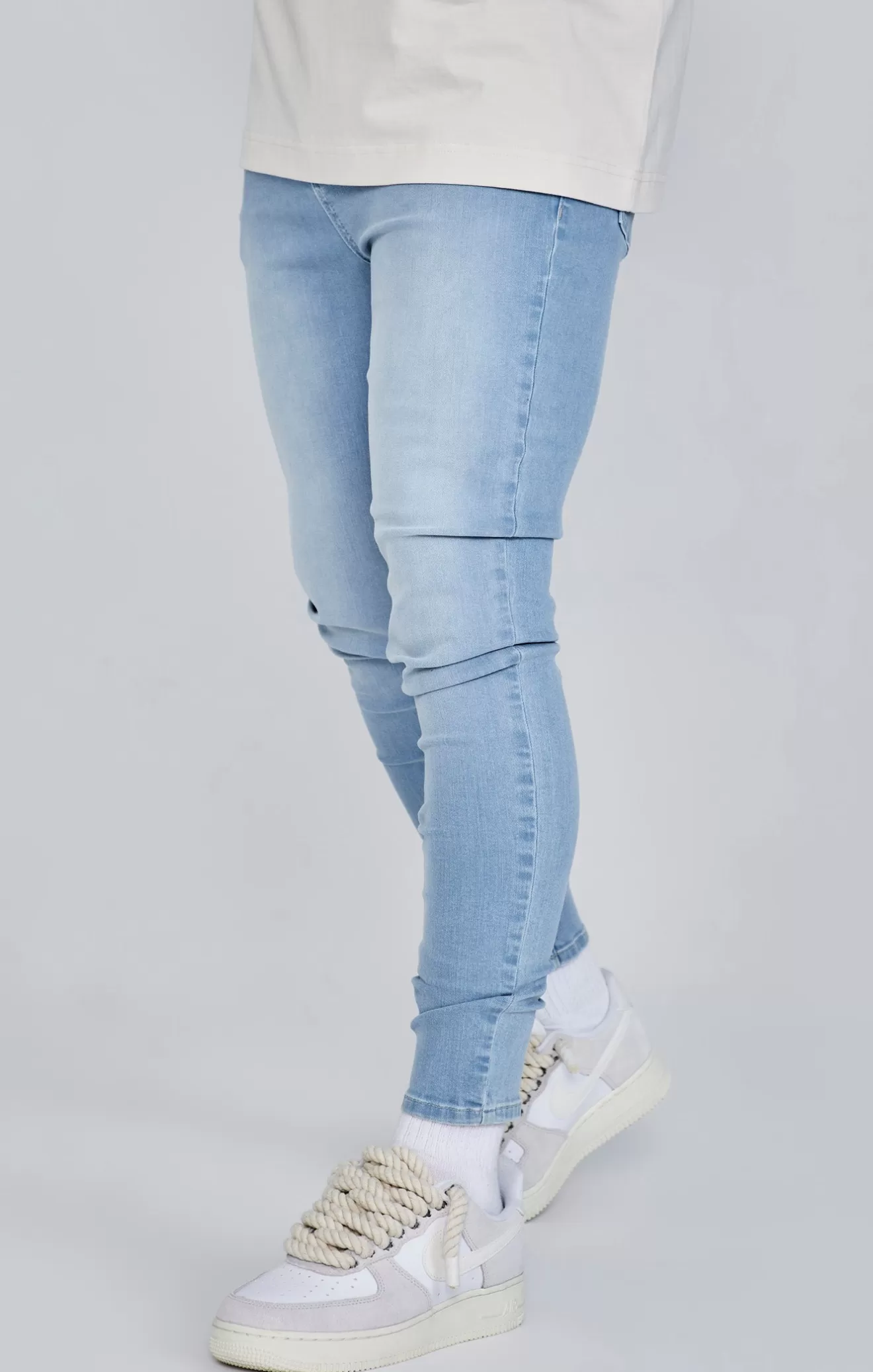 SikSilk Jeans^Blue Skinny Jeans