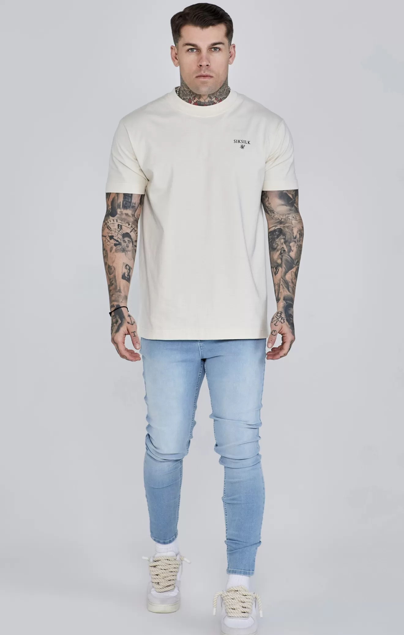 SikSilk Jeans^Blue Skinny Jeans