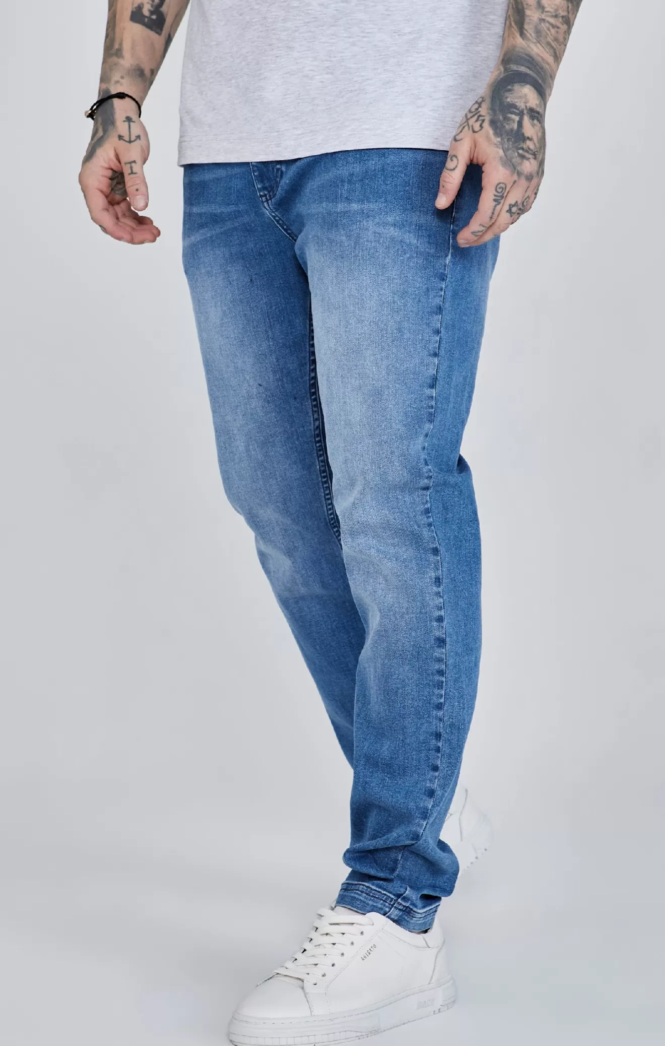 SikSilk Jeans^Blue Slim Fit Jeans