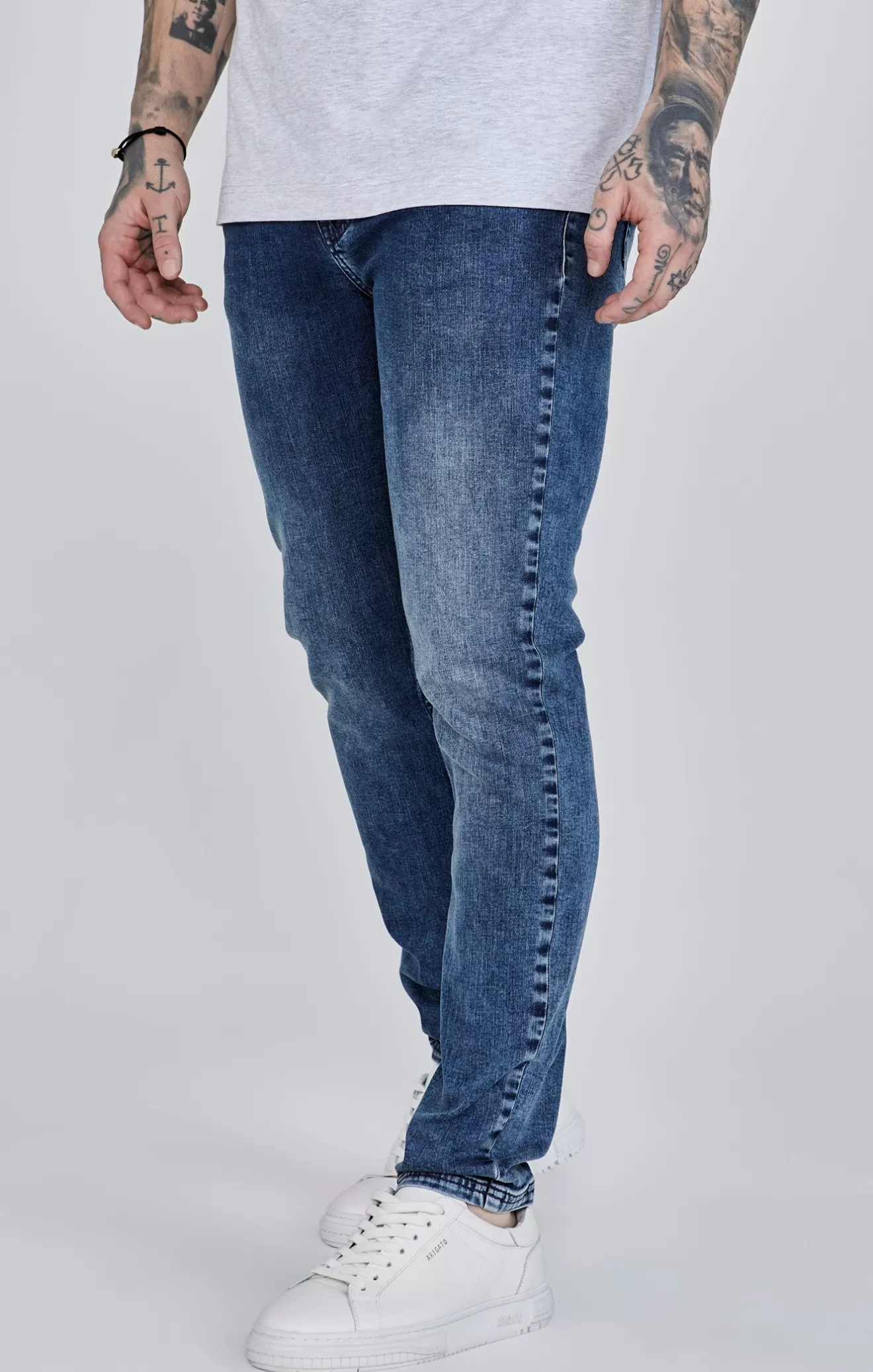 SikSilk Jeans^Blue Slim Fit Jeans