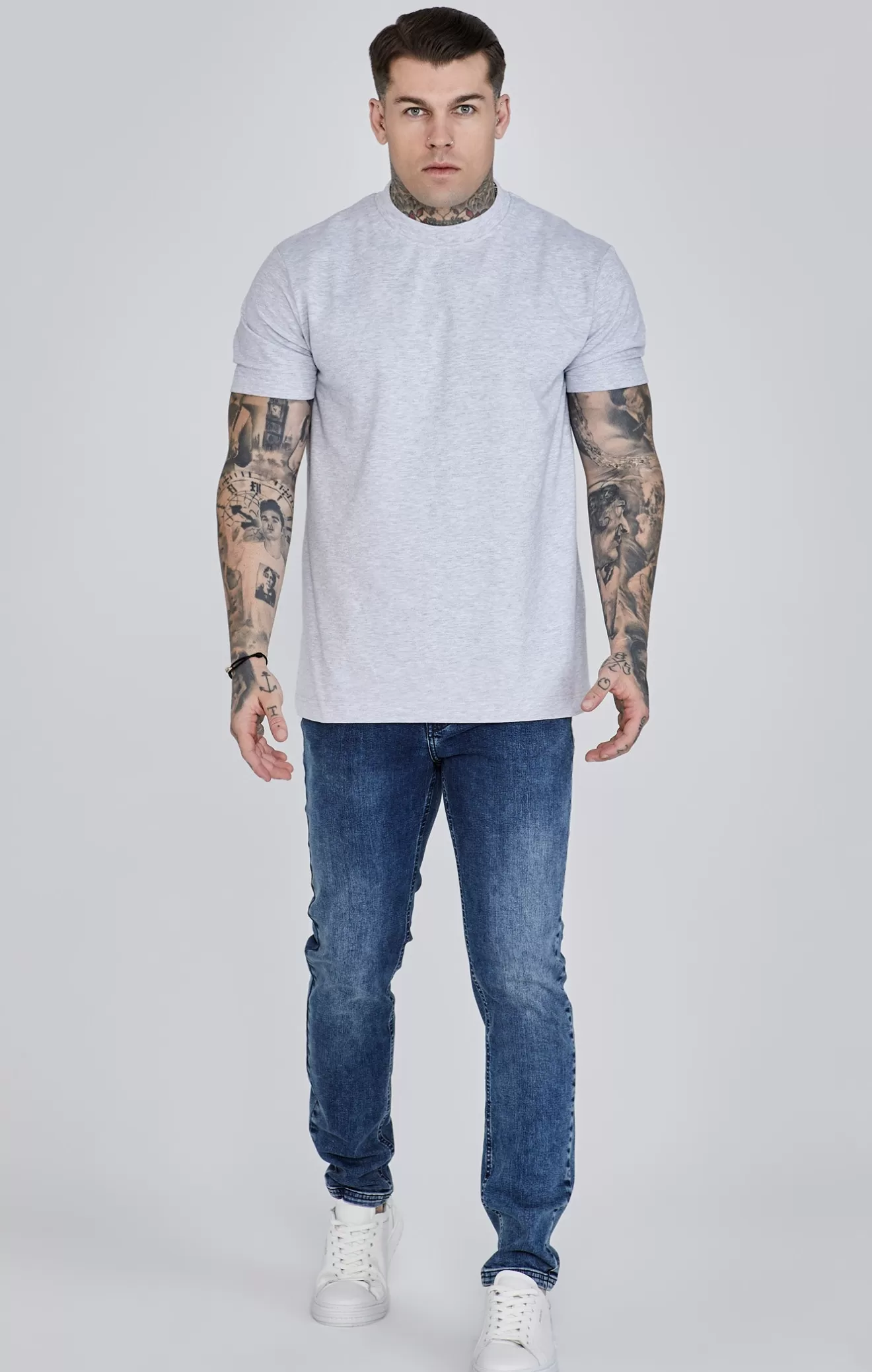 SikSilk Jeans^Blue Slim Fit Jeans