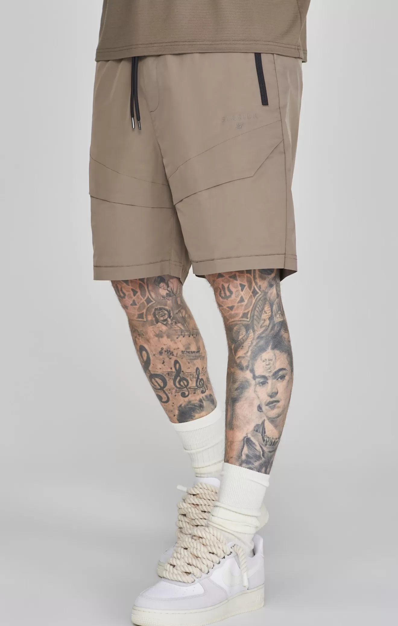 SikSilk Shorts^Brown Cargo Shorts