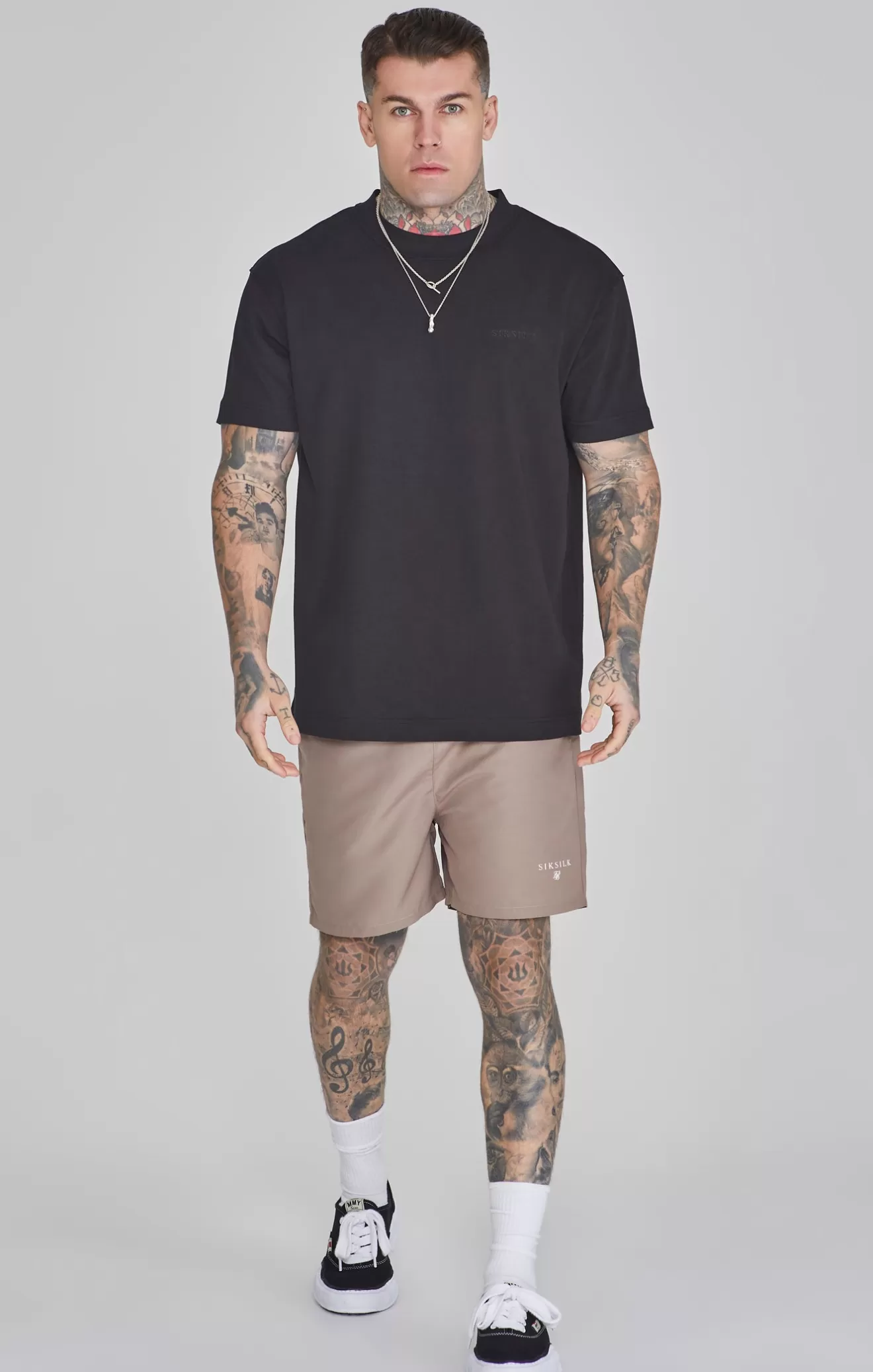 SikSilk Swimwear^Brown Swim Shorts