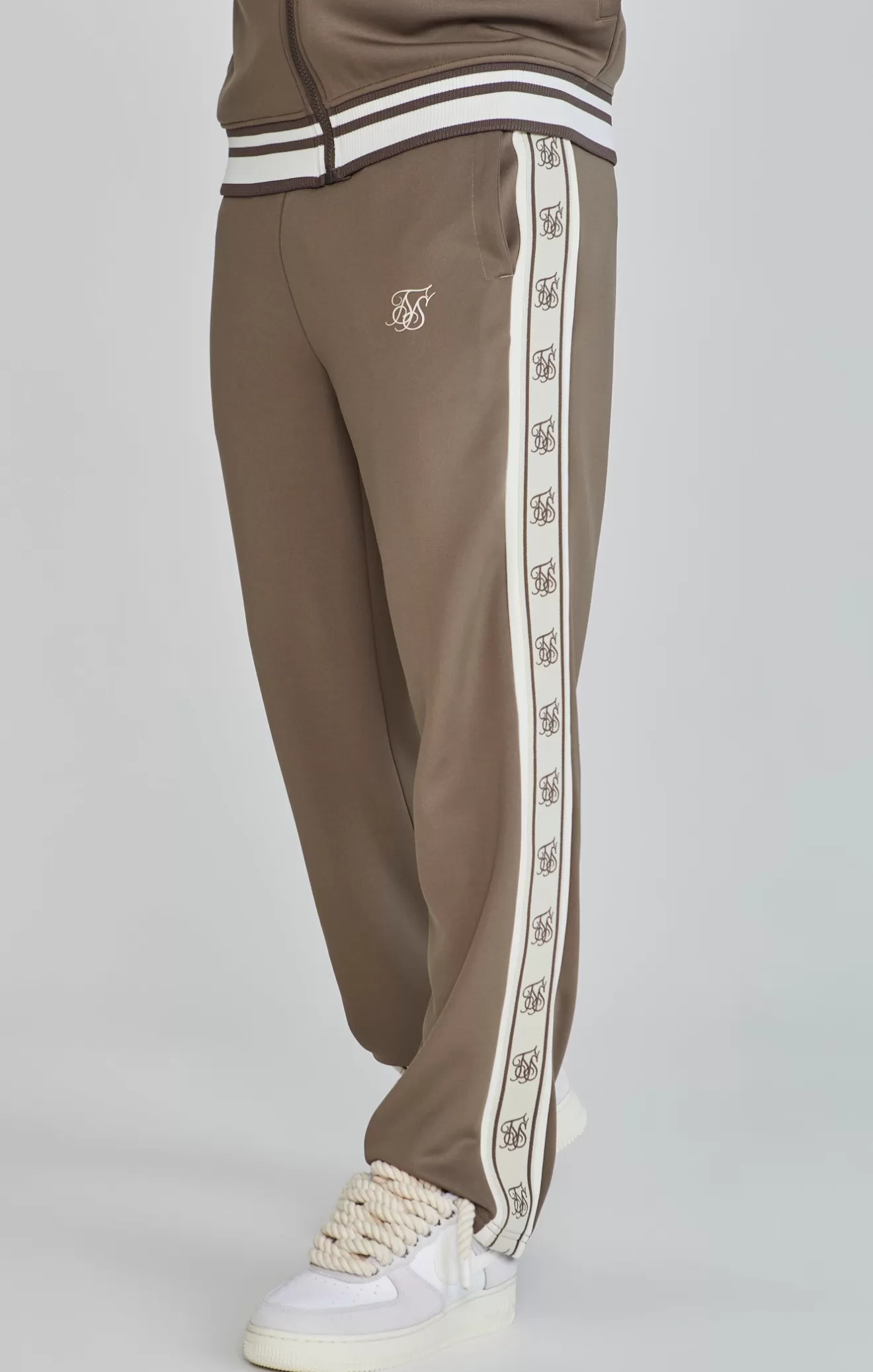 SikSilk Trousers^Brown Track Pants