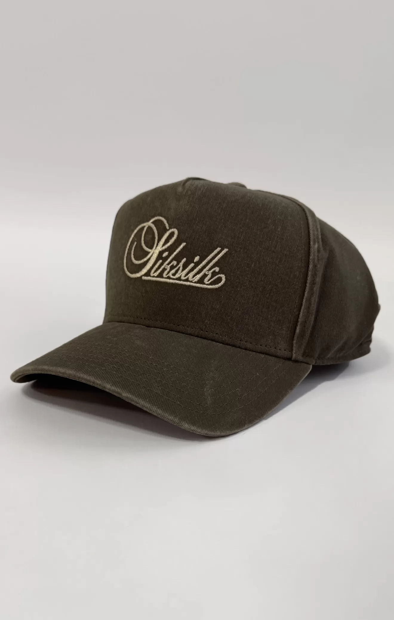 SikSilk Headwear^Brown Trucker Cap