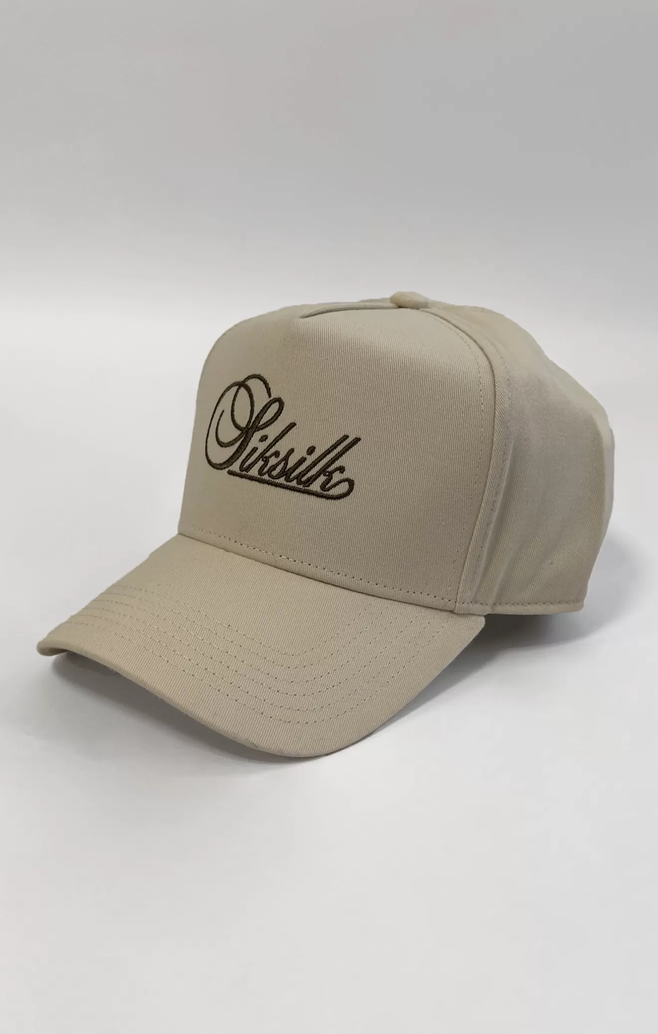 SikSilk Headwear^Ecru Trucker Cap