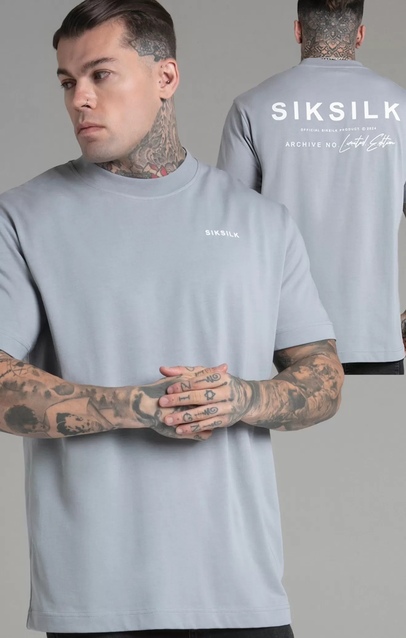 SikSilk T-Shirts^Grey Limited Edition T-Shirt