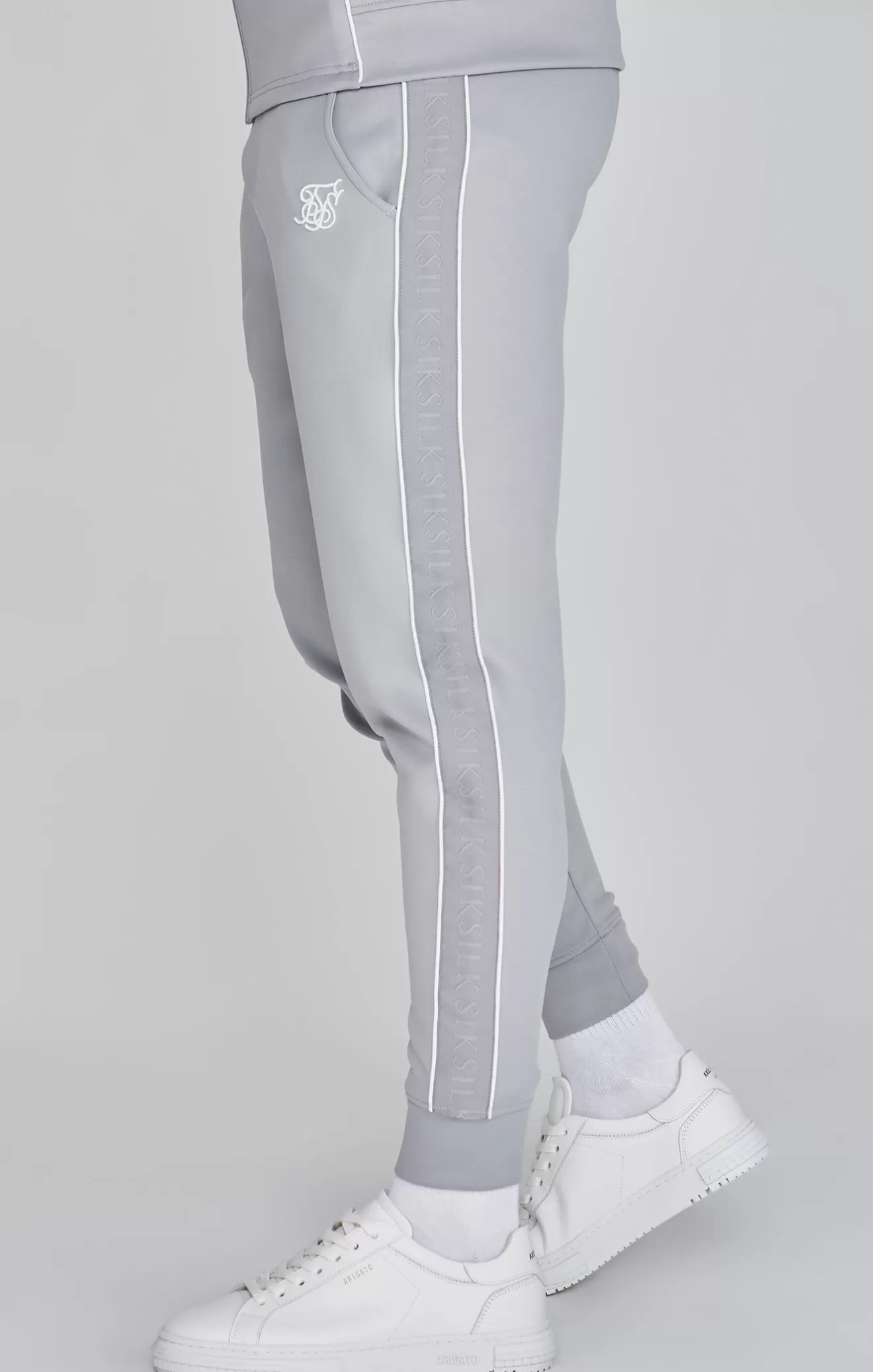 SikSilk Twin Sets^Grey Tracksuit