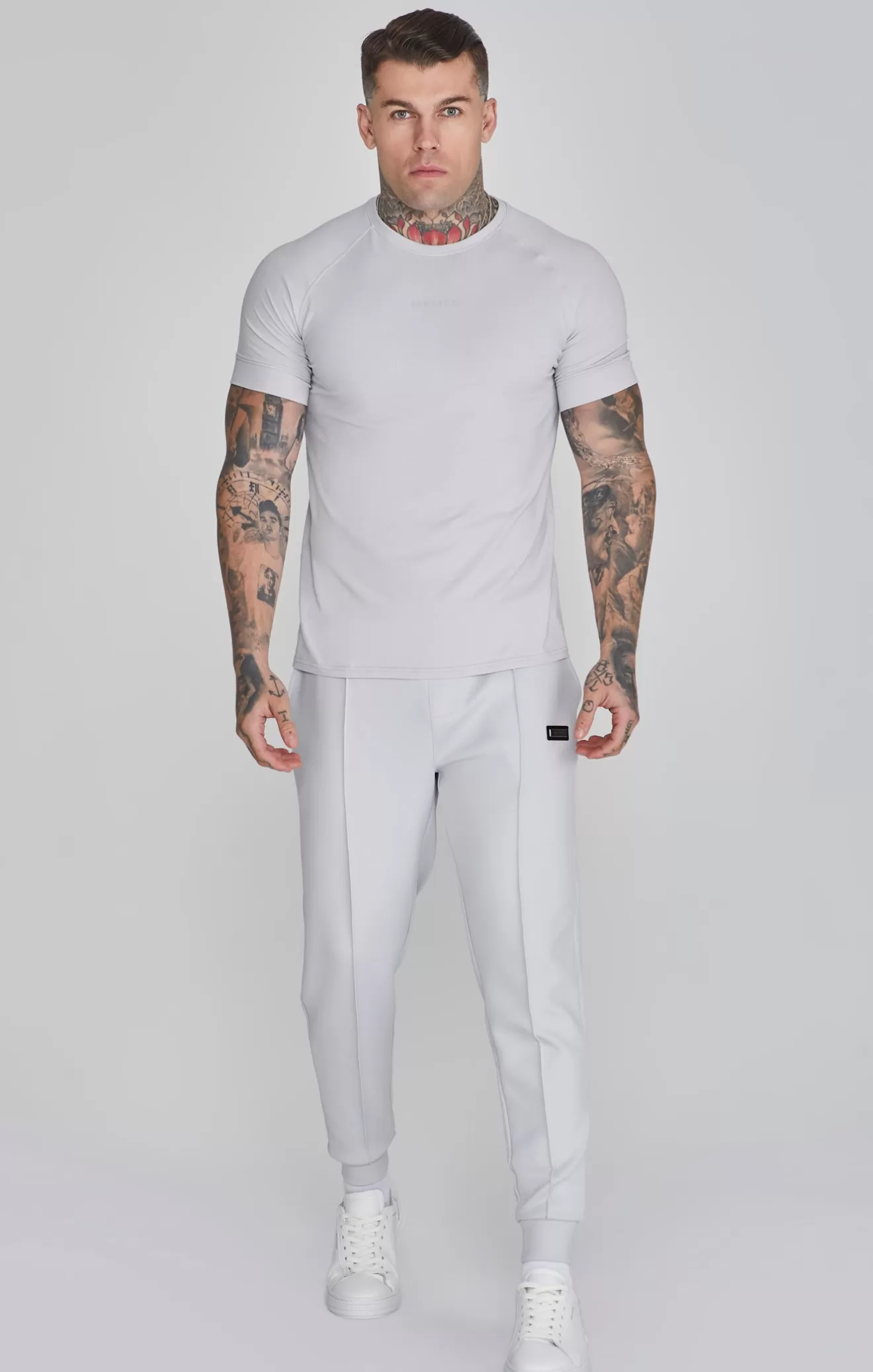 SikSilk Trousers^Light Grey Smart Pants