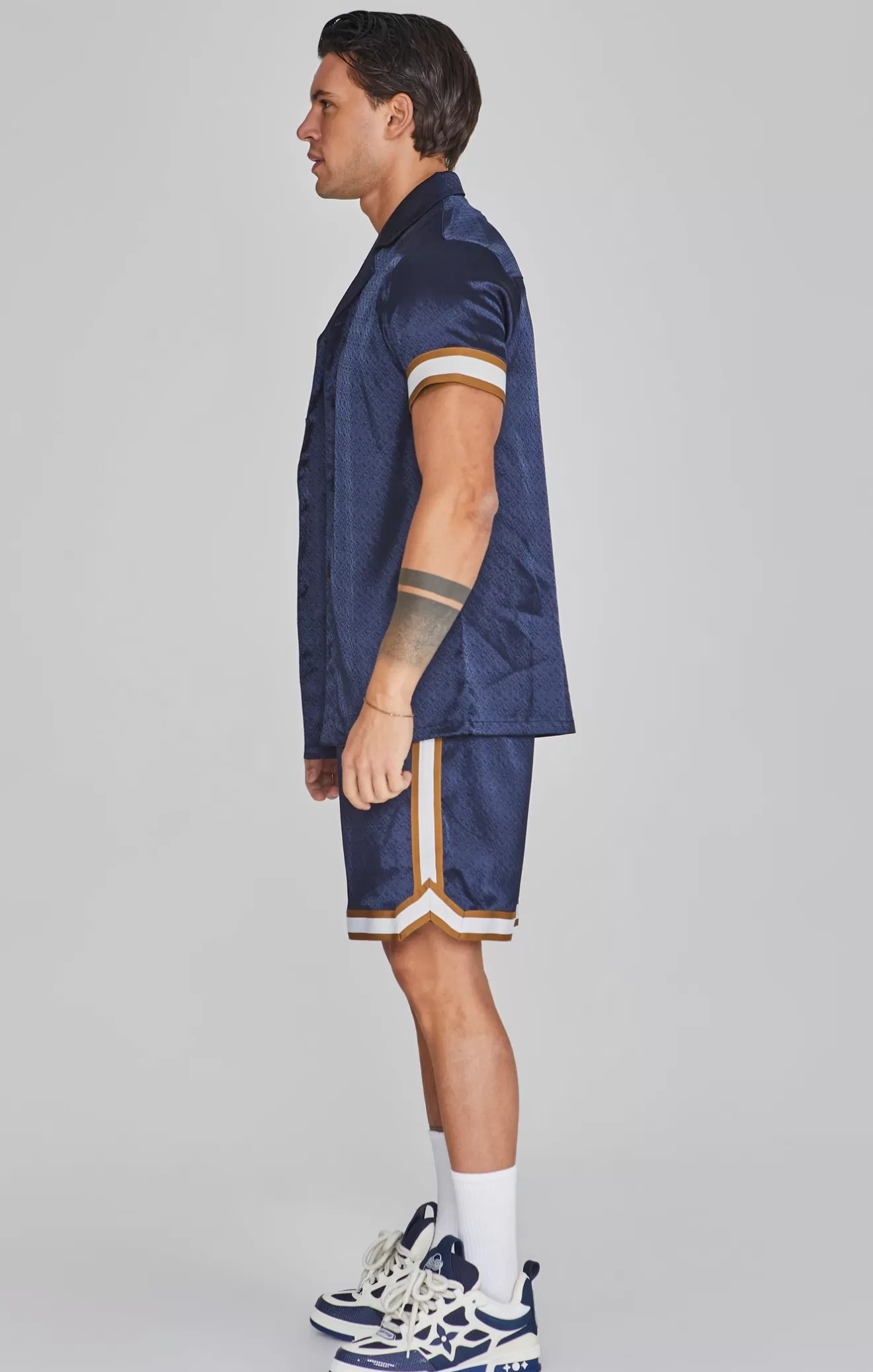 SikSilk Shorts^Navy Resort Shorts