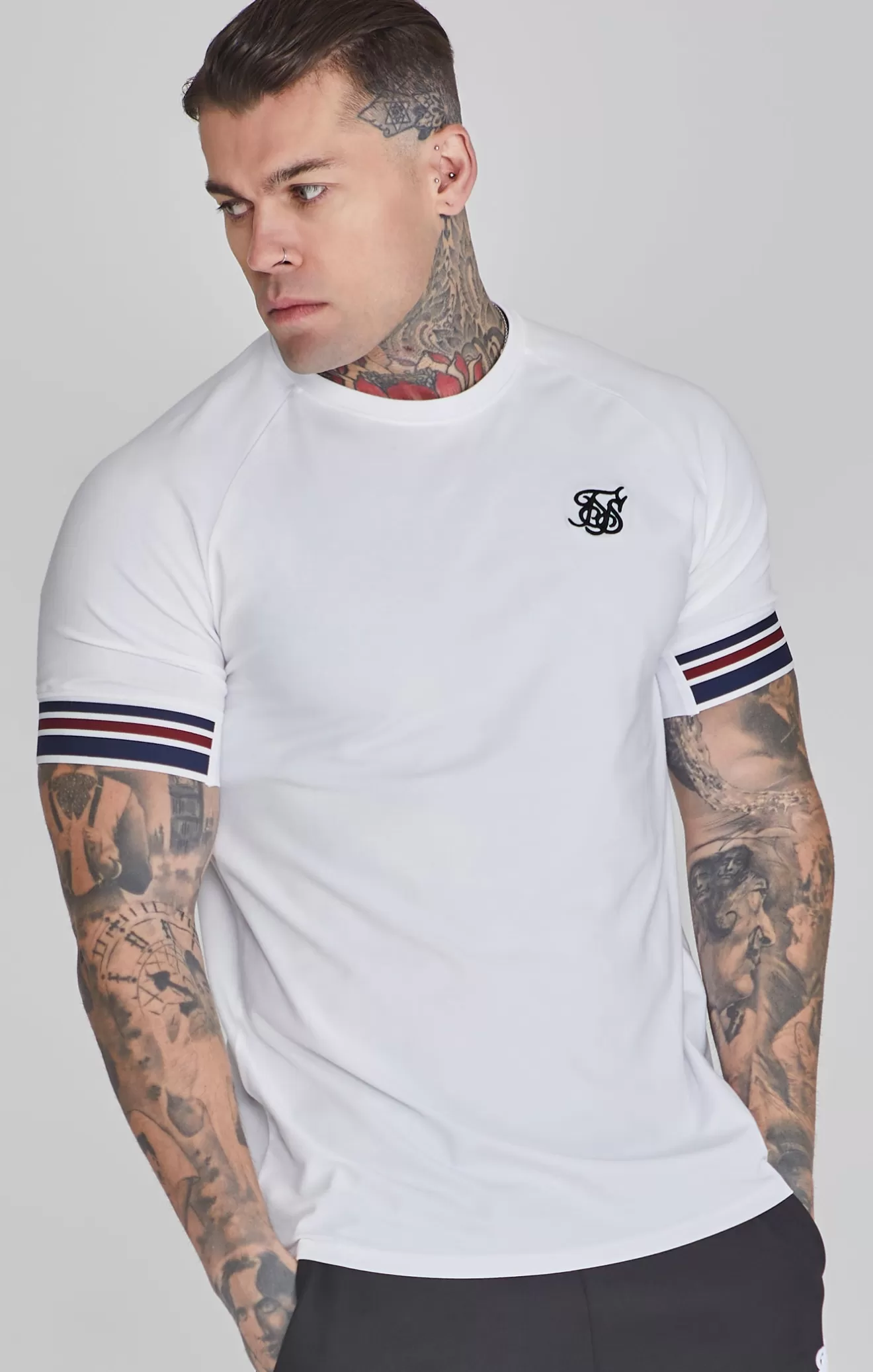 SikSilk T-Shirts^White Tech T-Shirt